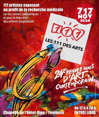 Affiche 111 des arts Toulouse 2024